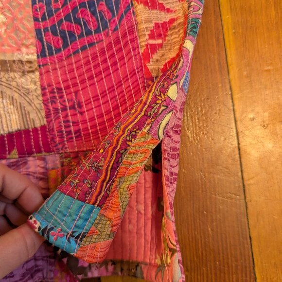 Gorgeous Silk Patchwork Jacket - Picture 6 of 8